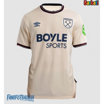 West Ham United Tricou Fotbal Replică 2025-26 Barbati Deplasare